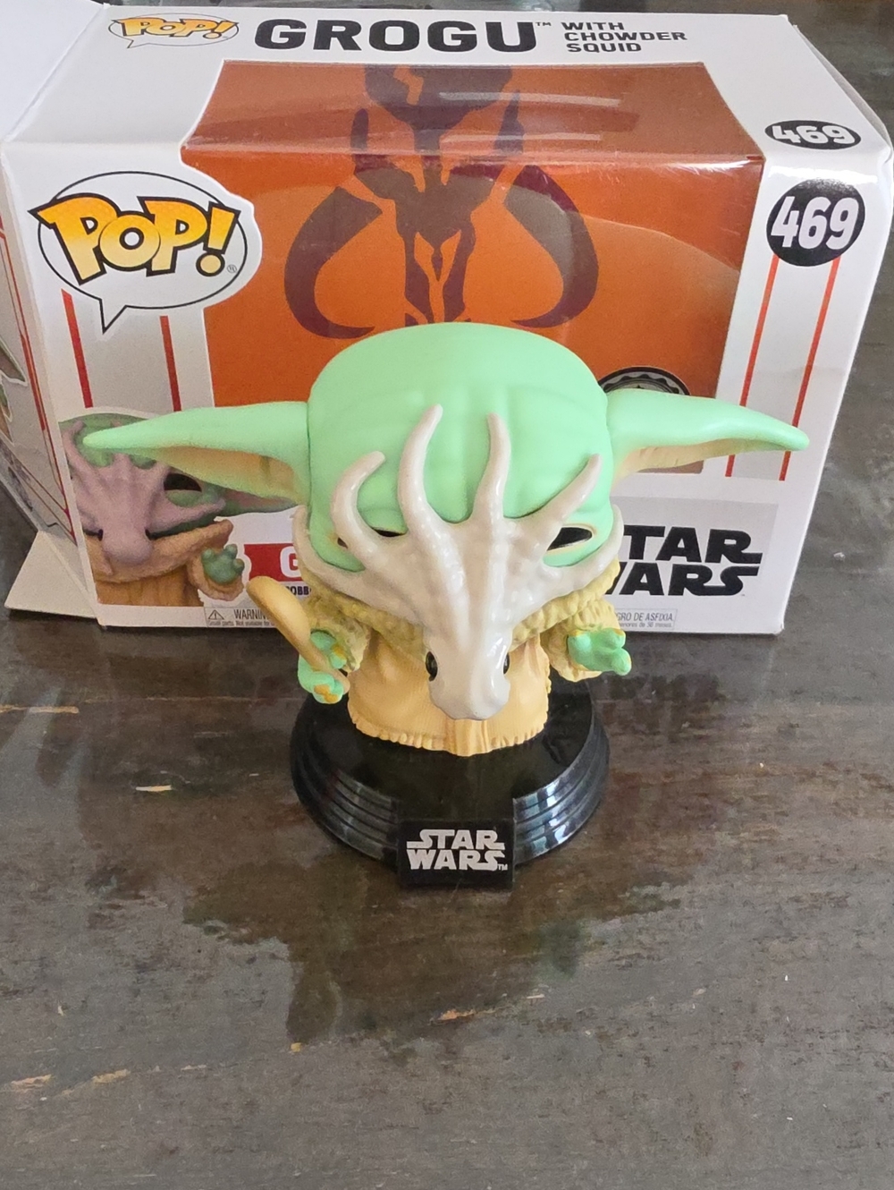 Funko Pop! Grogu with Chowder Squid Rare Collector Special Edition Star Wars